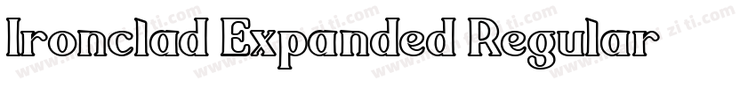 Ironclad Expanded Regular字体转换